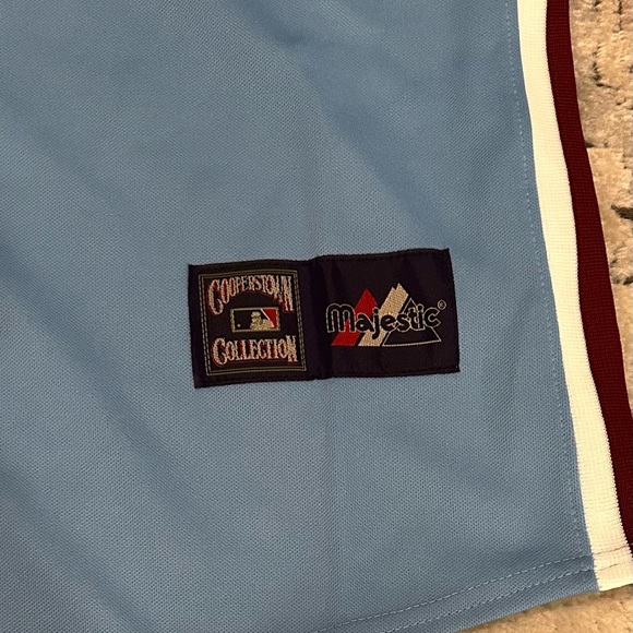 Majestic Authentic Philadelphia Phillies Venezuela Bob Abreu Jersey Men’s Sz: XL - Picture 5 of 6